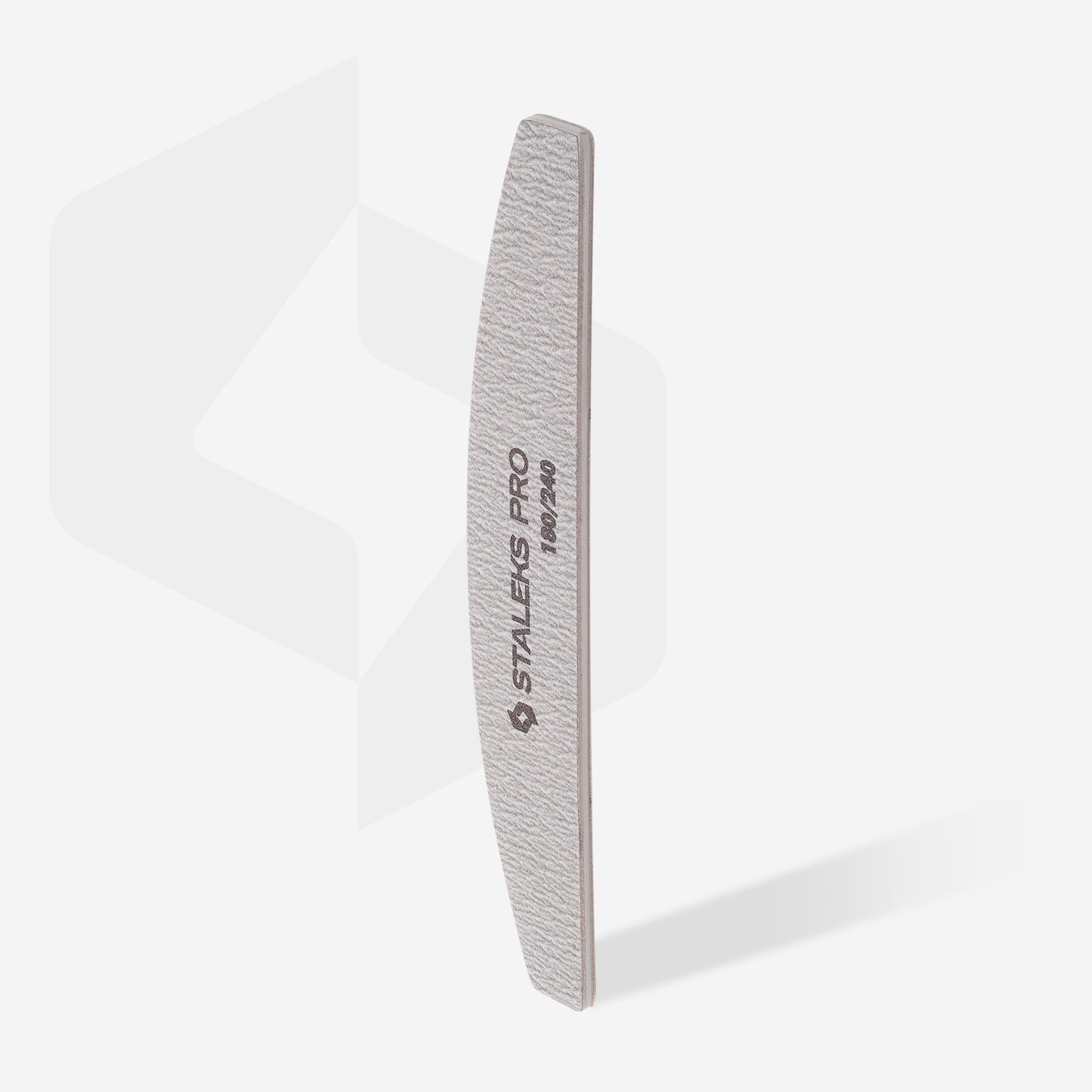 Crescent mineral nail file STALEKS PRO 180/240 grit (5 pcs.), set