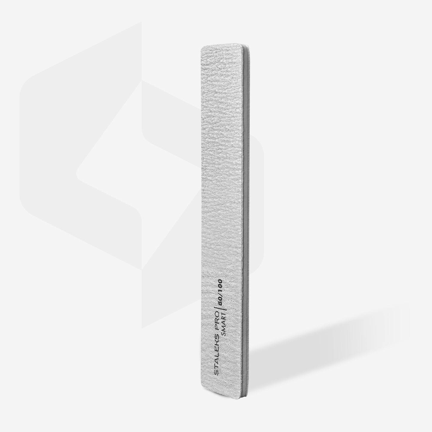 Staleks Mineral wide straight nail file SMART 80/100 grit, (5 pcs.), set