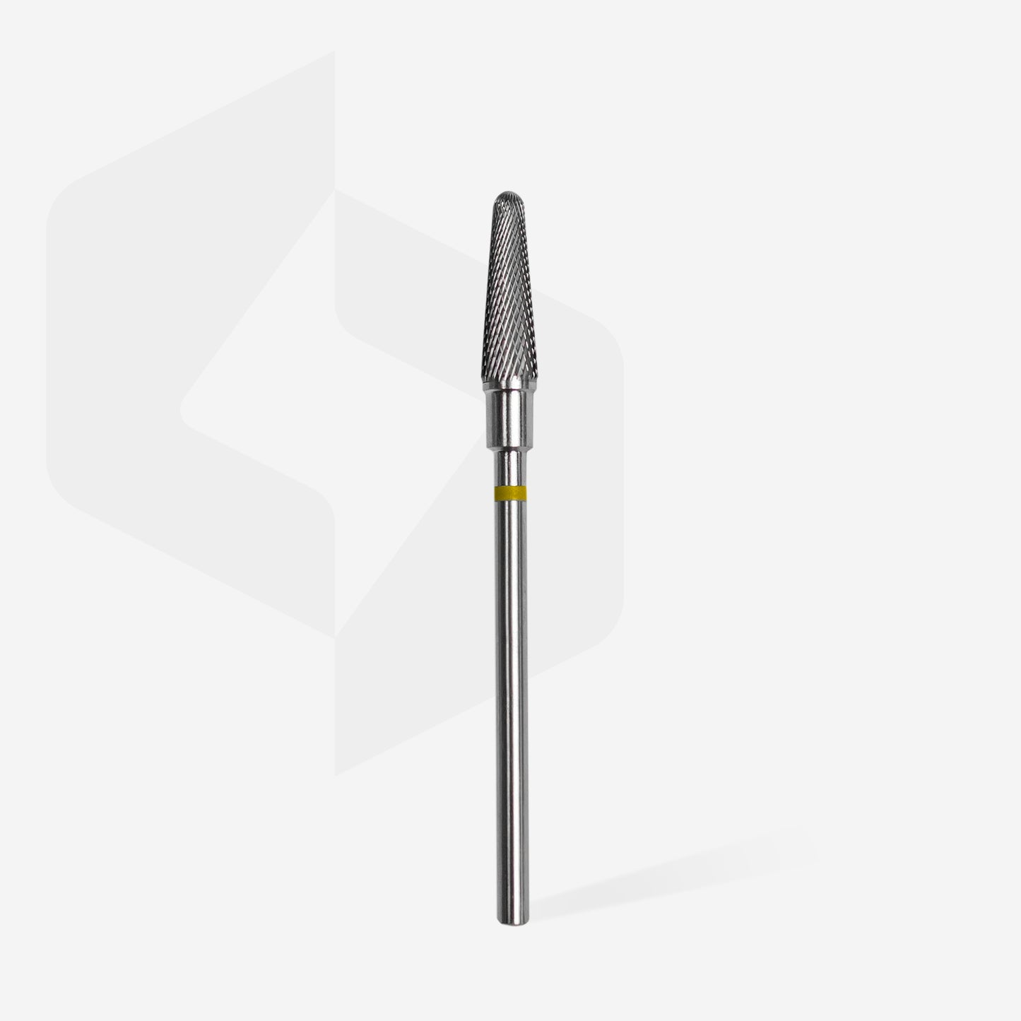 Staleks Carbide nail drill bit frustum yellow EXPERT head diameter 4 mm / working part 13 mm