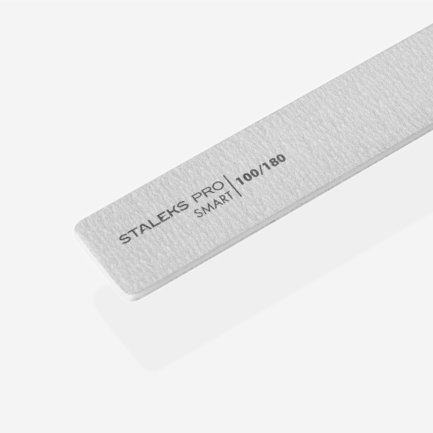 Staleks Mineral wide straight nail file SMART 100/180 grit, (5 pcs.), set