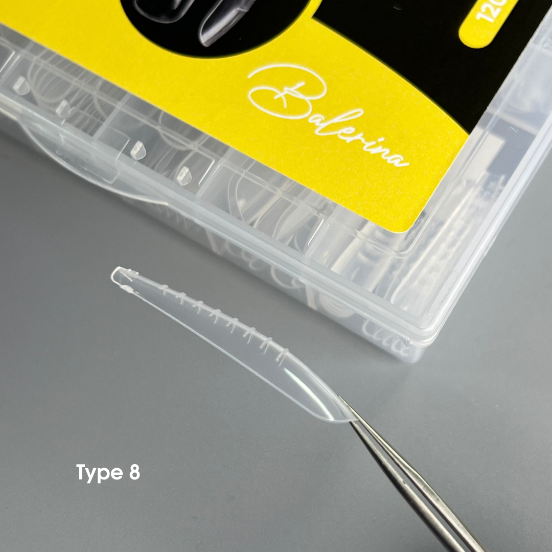 NAILSOFTHEDAY Dual Form Balerina (Type8), 120 pieces