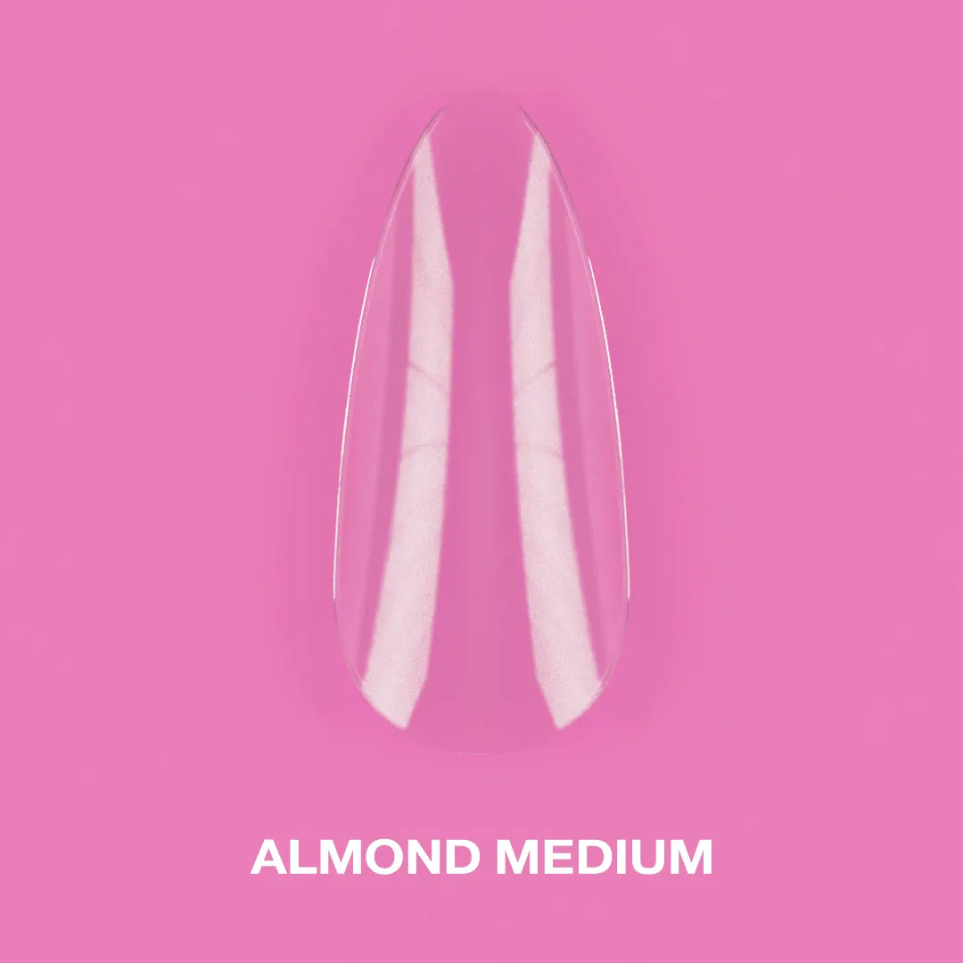 Lunamoon Gel Tips Almond Medium