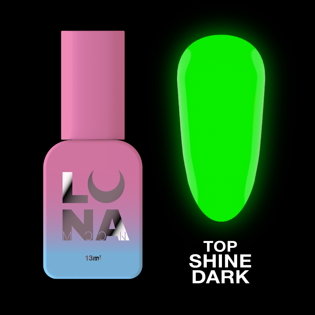 Lunamoon Top Shine Dark Green 13ml