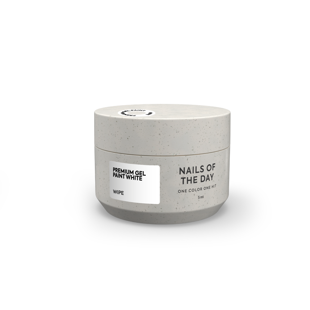 NAILSOFTHEDAY Premium gel paint White wipe 5 ml