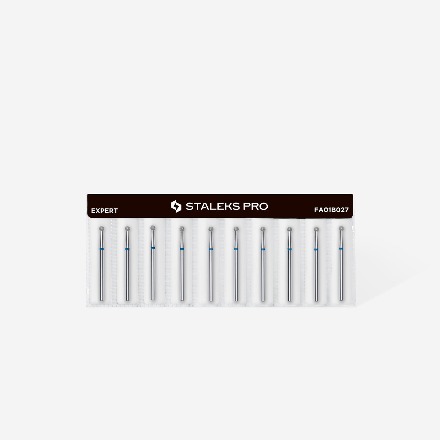 Staleks Diamond nail drill bit ball blue EXPERT head diameter 2,7 mm