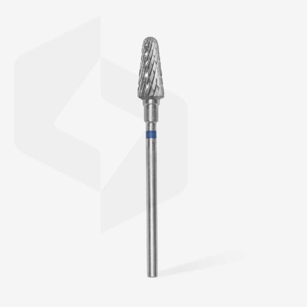Staleks Carbide nail drill bit frustum blue EXPERT head diameter 6 mm / working part 14 mm