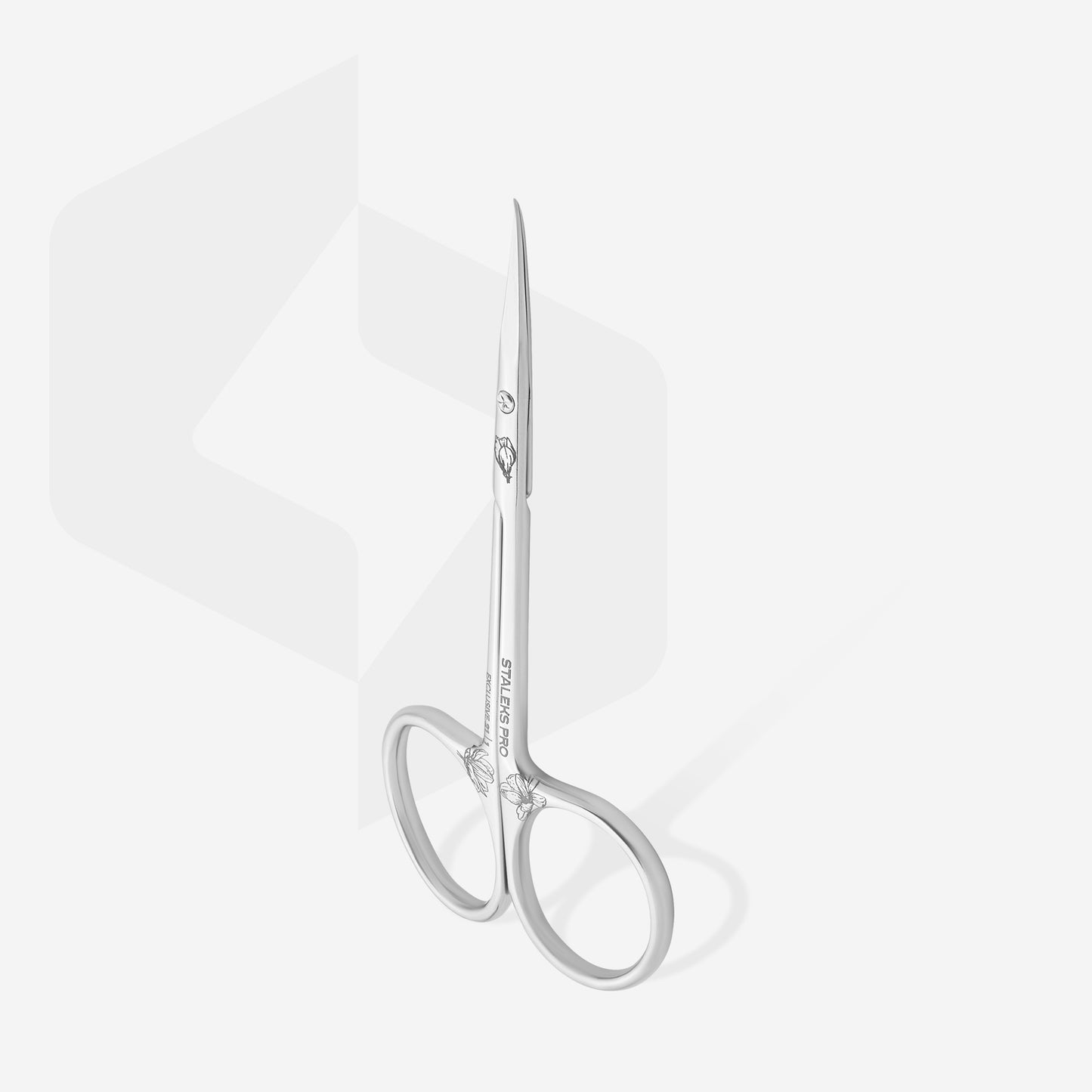 Staleks Professional cuticle scissors with hook EXCLUSIVE 21 TYPE 1 (magnolia)