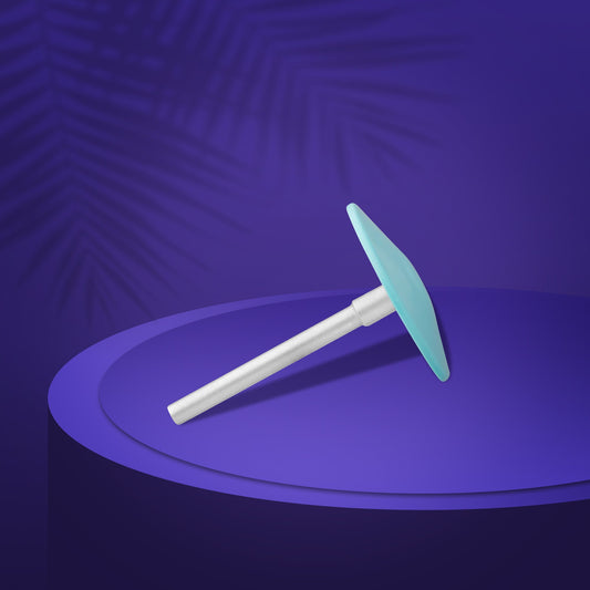 Staleks Slanted рlastic рedicure disc PODODISC EXPERT M (20 mm) and set of ring-like disposable files 180 grit (5 pcs)