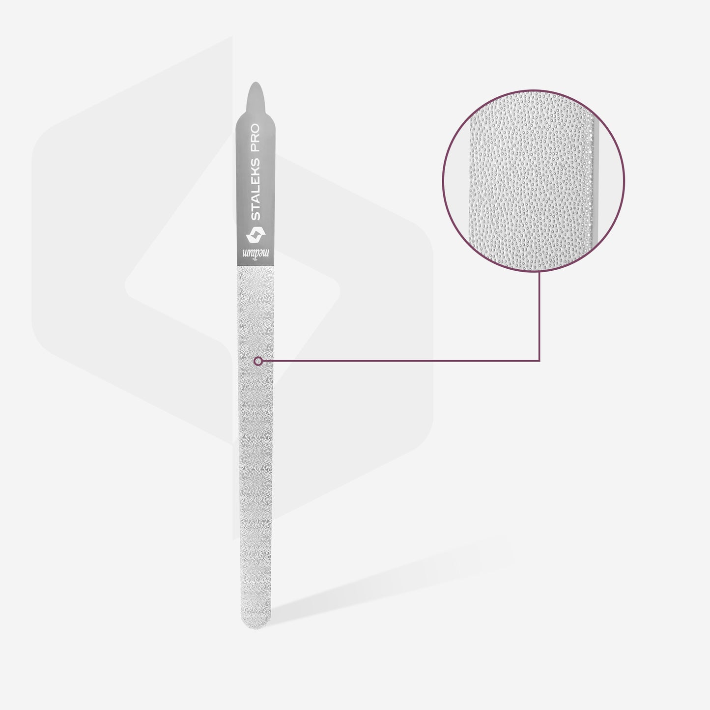 Staleks Laser nail file EXPERT 11 155 mm (straight with handle)