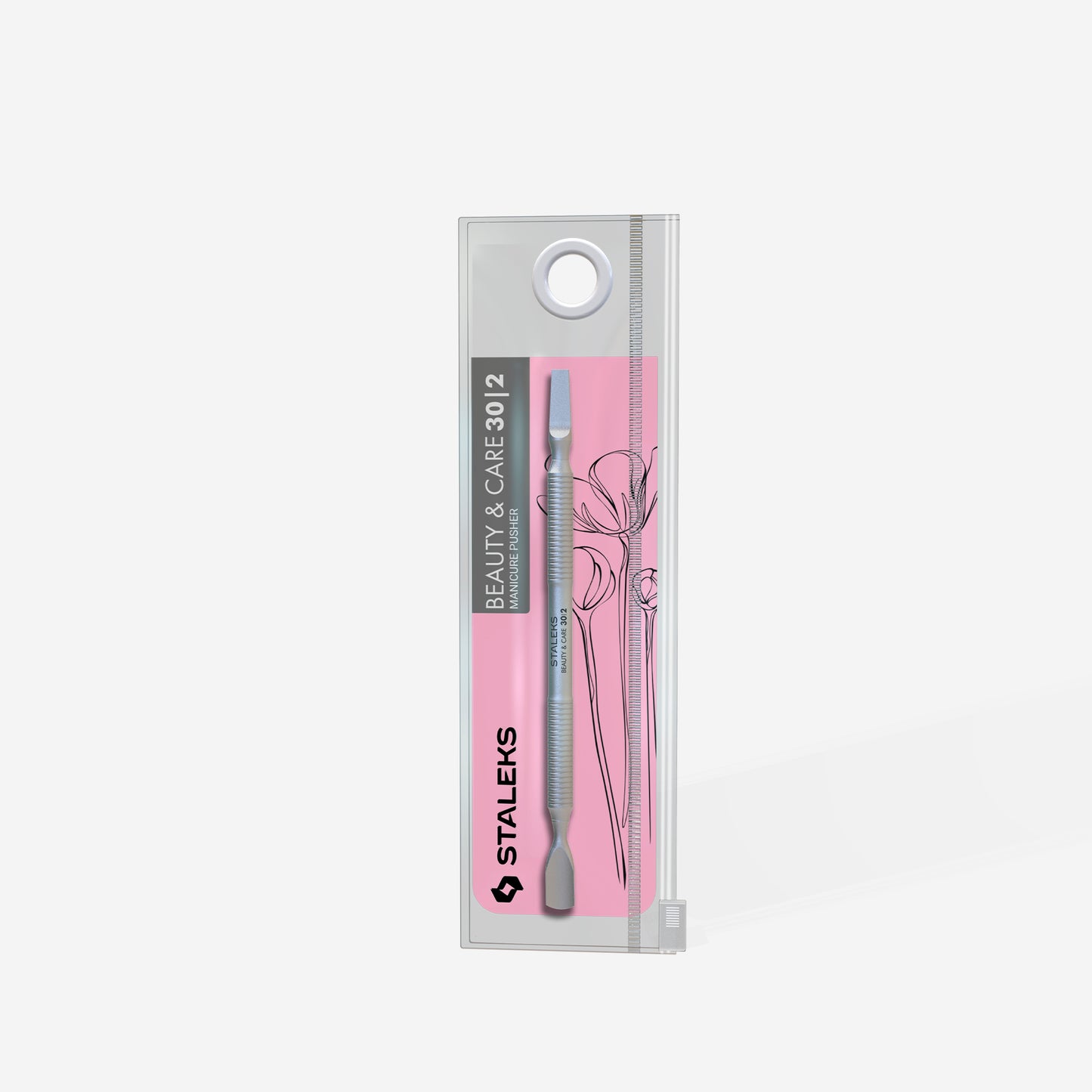 Staleks Manicure pusher BEAUTY & CARE 30 TYPE 2 (rounded narrow pusher and straight blade)