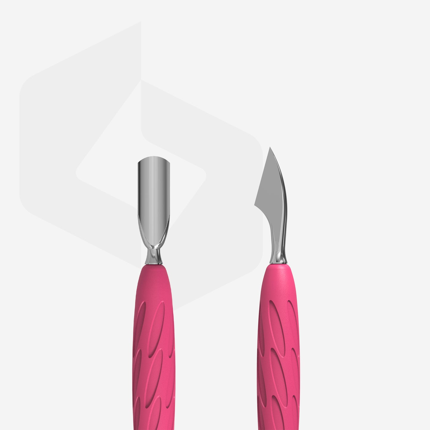 Staleks Manicure pusher Gummy with silicone handle UNIQ 10 TYPE 3 (rounded narrow pusher and cleaner)