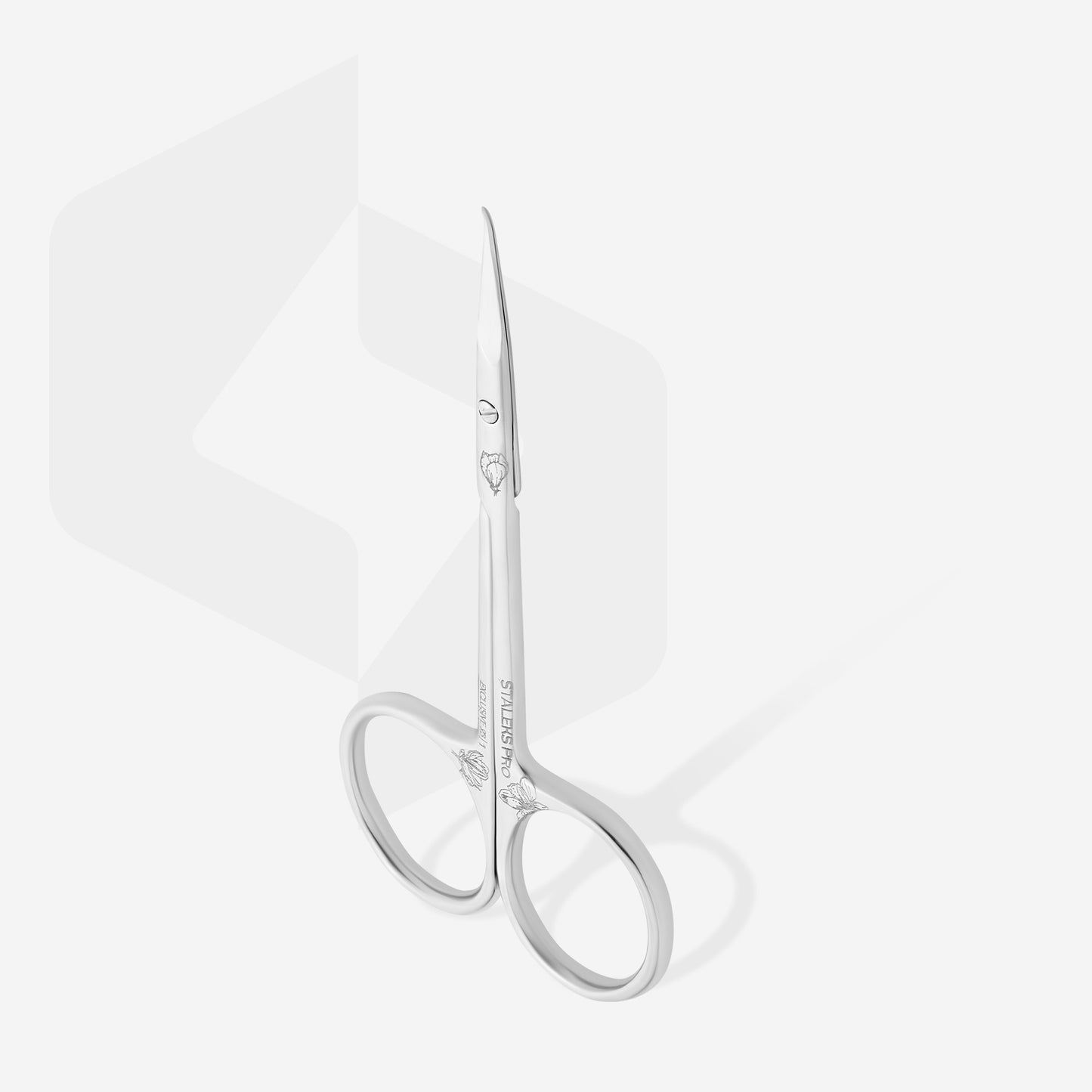 Staleks Professional cuticle scissors with hook EXCLUSIVE 23 TYPE 1 (magnolia)