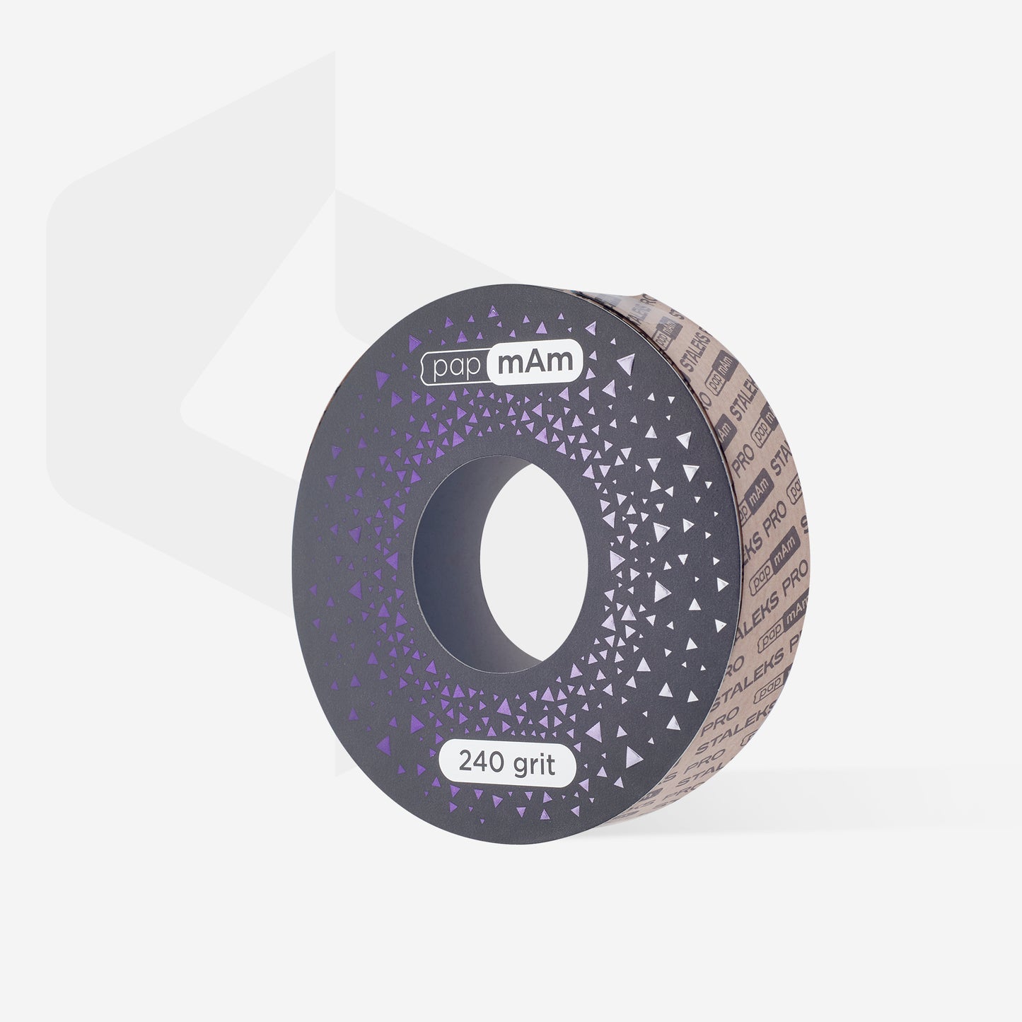 Disposable abrasive tape papmAm EXCLUSIVE for the plastic case STALEKS PRO, 240 grit