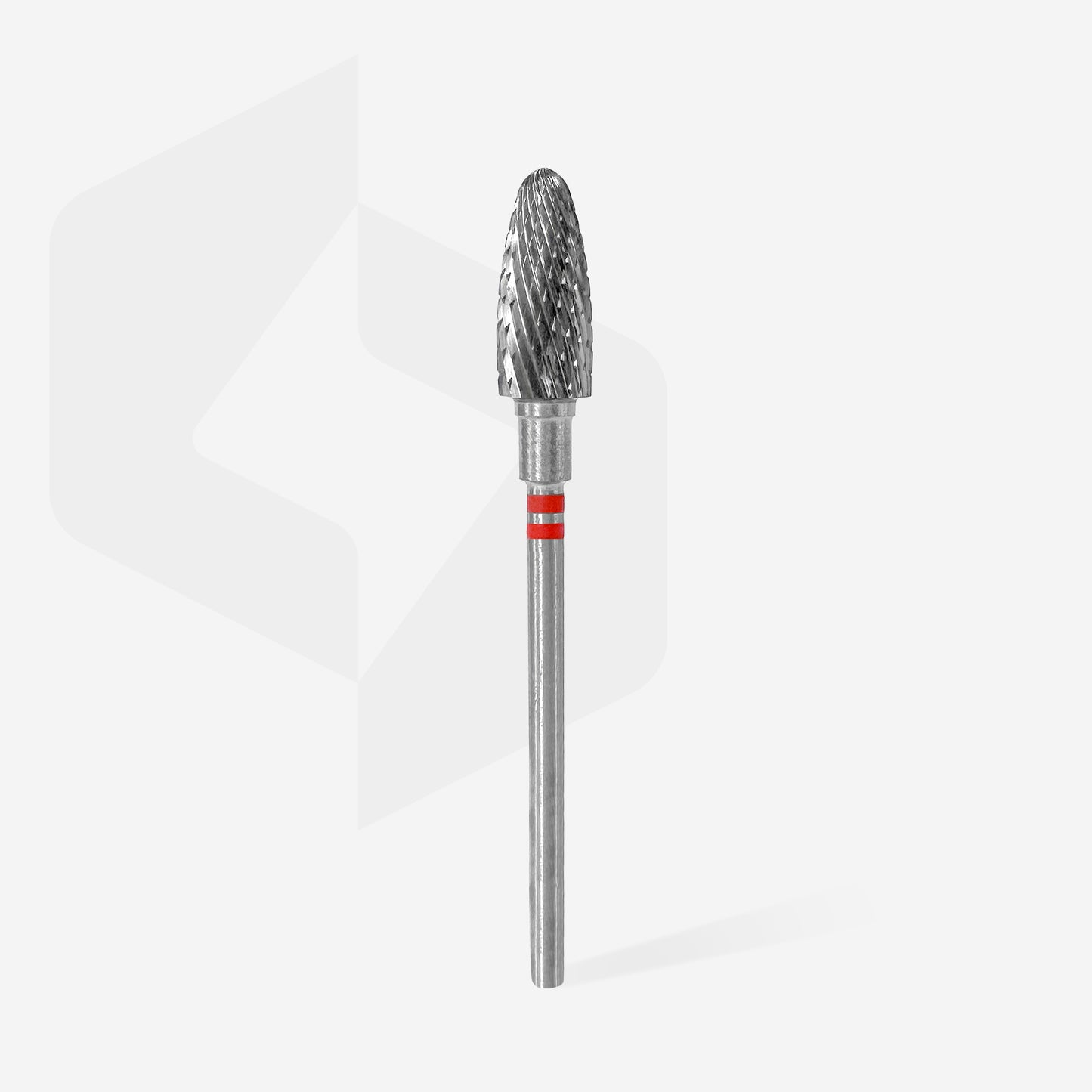Staleks Carbide nail drill bit for left-handed users corn red EXPERT head diameter 6 mm / working part 14 mm