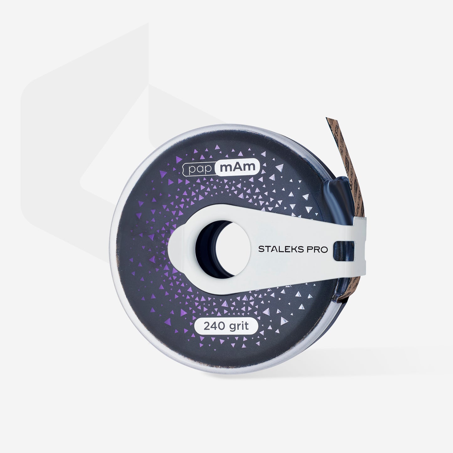 Disposable abrasive tape papmAm EXCLUSIVE in plastic case  STALEKS PRO, 240 grit