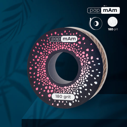 Disposable abrasive tape papmAm EXCLUSIVE for the plastic case STALEKS PRO, 180 grit