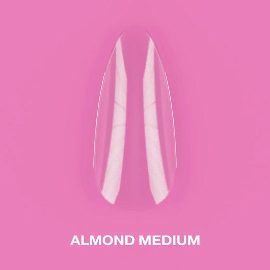 Lunamoon Gel Tips Almond Medium