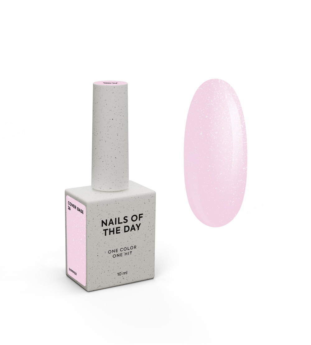 NAILSOFTHEDAY Cover basе shimmer 26 10 ml