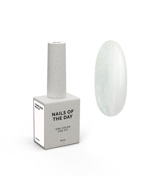 NAILSOFTHEDAY Cover base milk shimmer 07 10 ml