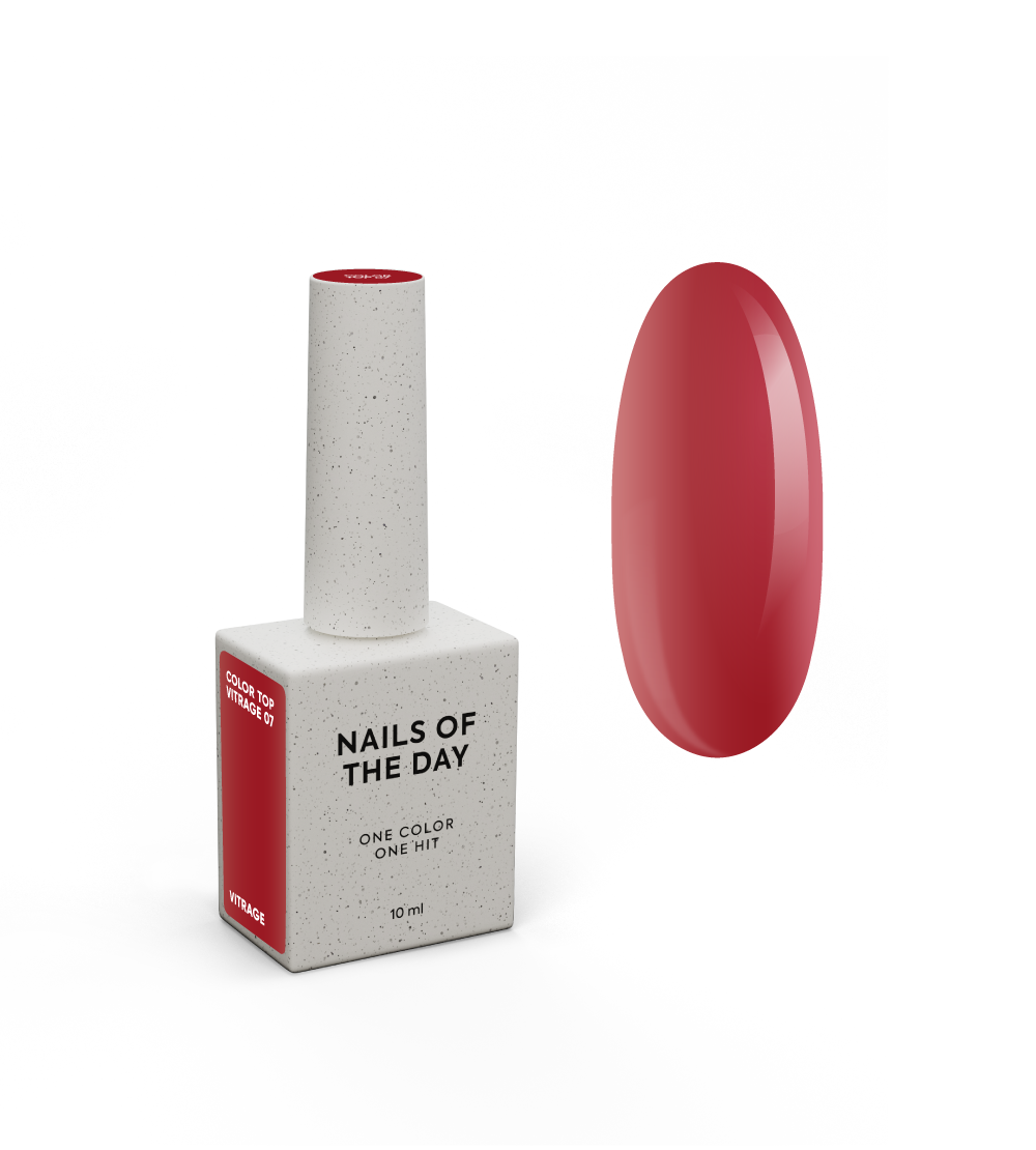 NAILSOFTHEDAY Color top Vitrage 07 10 ml