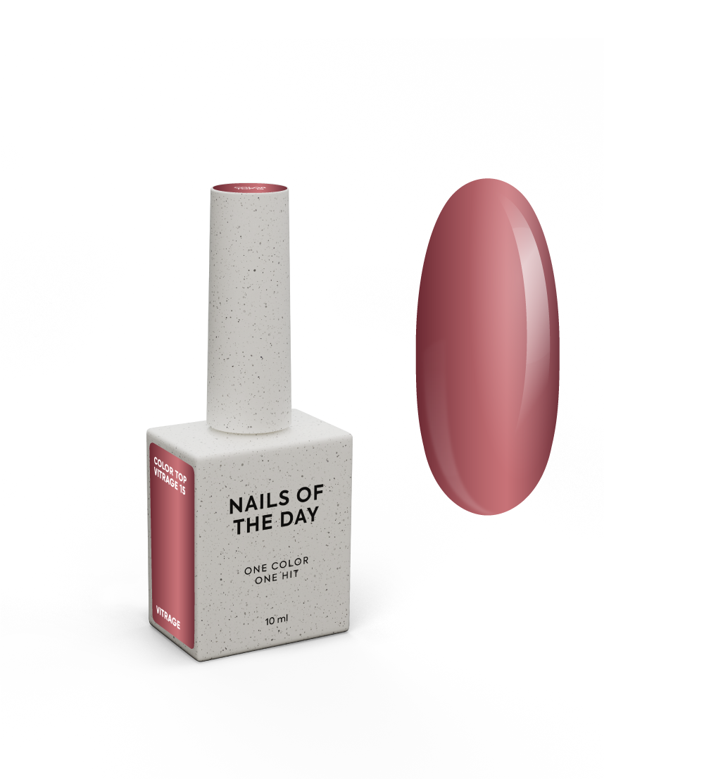 NAILSOFTHEDAY Color top Vitrage 15 10 ml