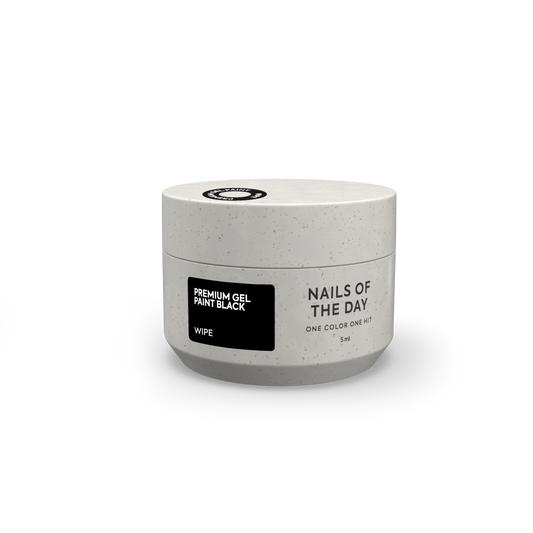 NAILSOFTHEDAY Premium gel paint Black wipe 5 ml