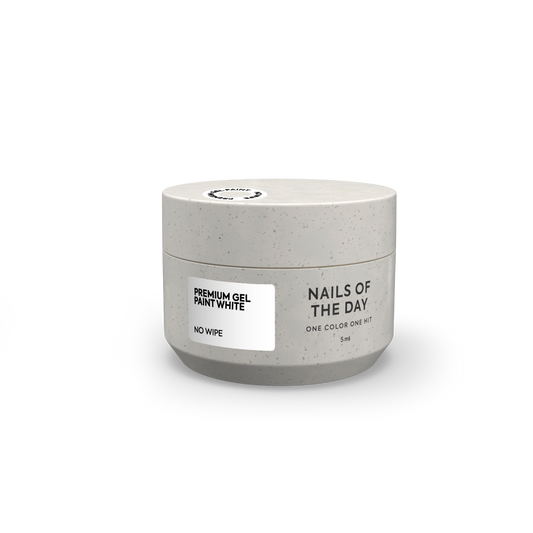 NAILSOFTHEDAY Premium gel paint White no wipe 5 ml