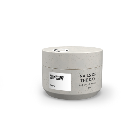 NAILSOFTHEDAY Premium gel paint White wipe 5 ml