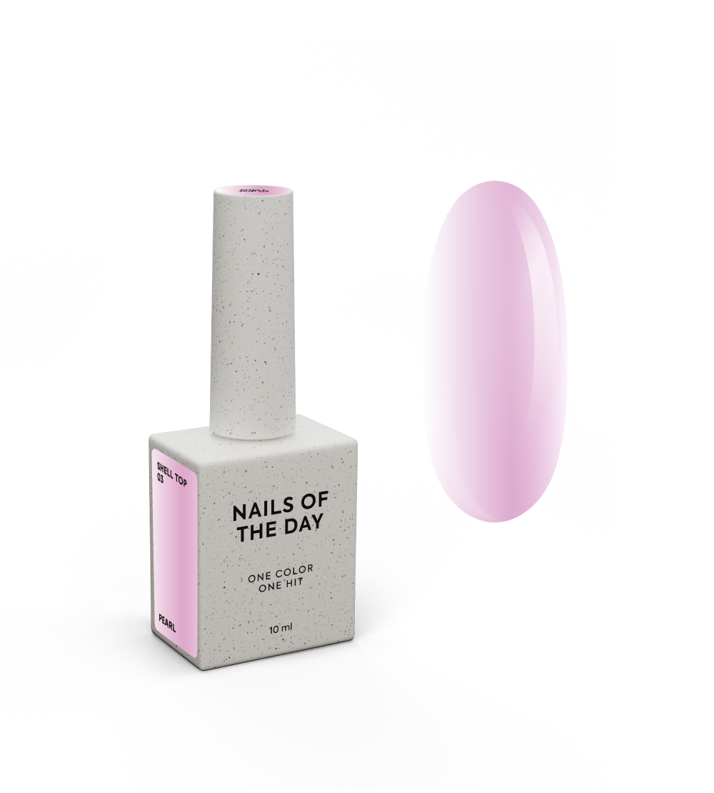 NAILSOFTHEDAY Shell top 03, 10 ml