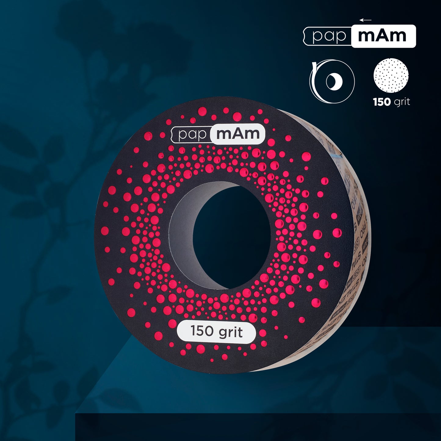 Disposable abrasive tape papmAm EXCLUSIVE for the plastic case STALEKS PRO, 150 grit