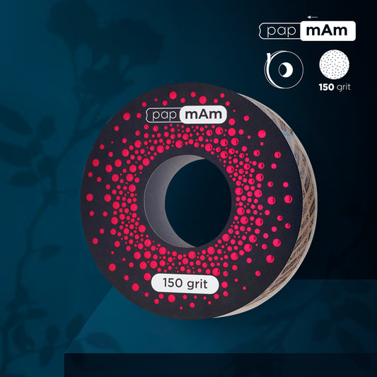 Disposable abrasive tape papmAm EXCLUSIVE for the plastic case STALEKS PRO, 150 grit