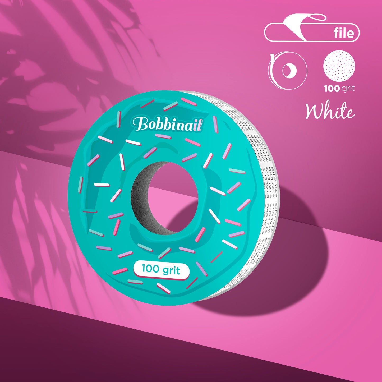 Staleks Disposable white abrasive tape EXPERT 100 grit for the plastic case