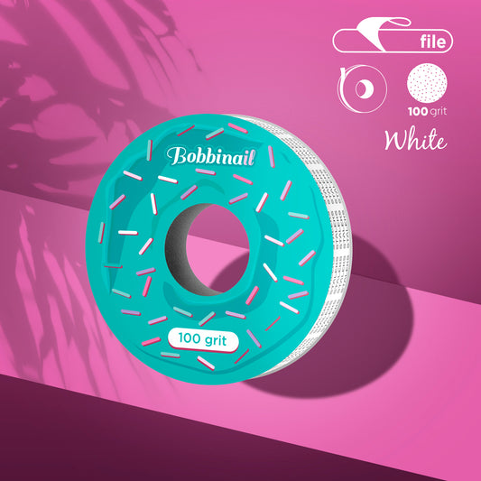 Staleks Disposable white abrasive tape EXPERT 100 grit for the plastic case