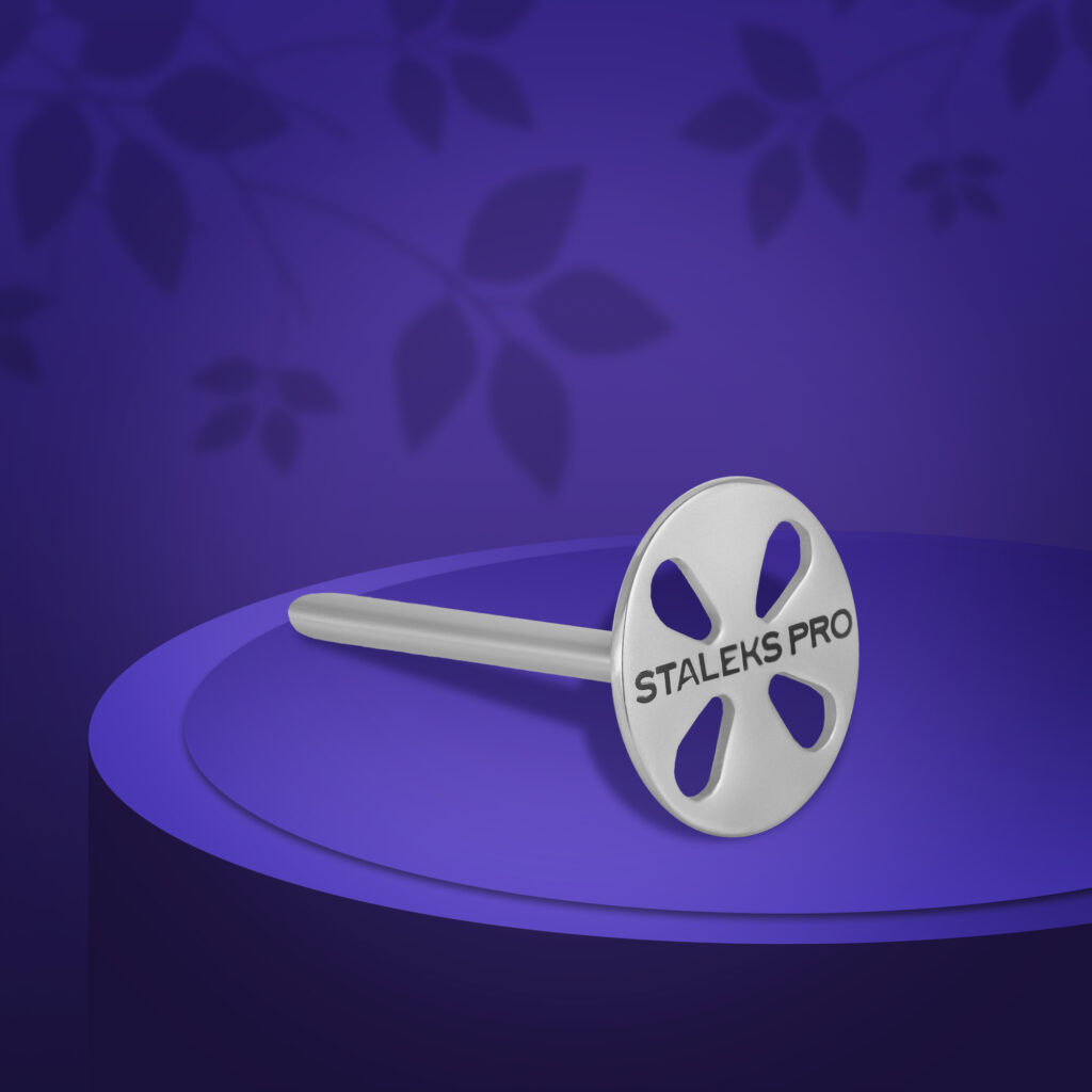 Staleks Elongated pedicure disc PODODISC M EXPERT and set of disposable files 180 grit 5 pcs (10 mm)