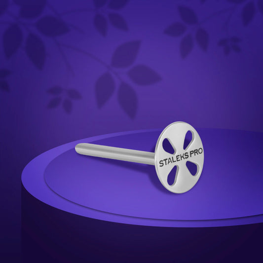 Staleks Elongated pedicure disc PODODISC S EXPERT and set of disposable files 180 grit 5 pcs (10 mm)