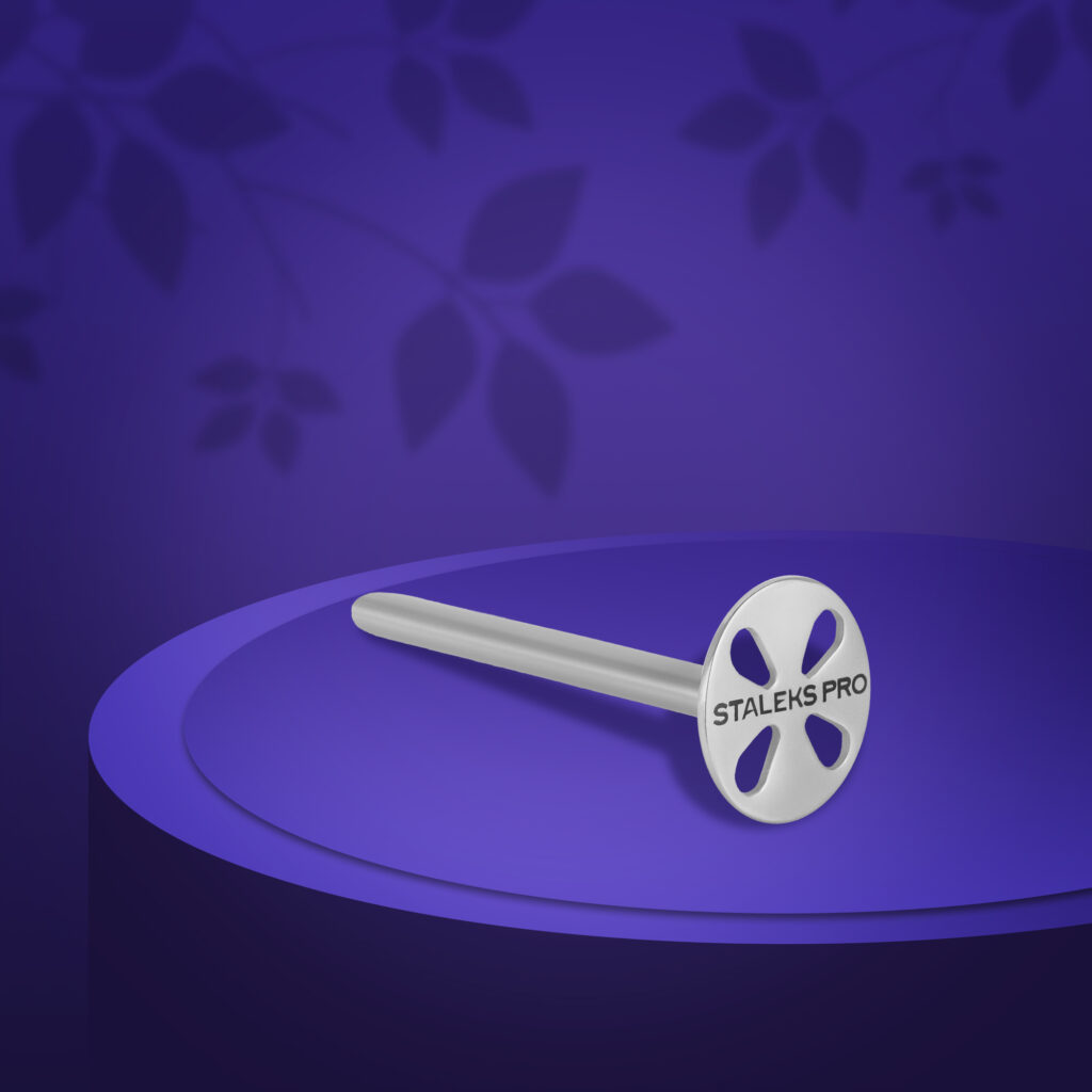 Staleks Elongated pedicure disc PODODISC XS EXPERT and set of disposable files 180 grit 5 pcs (10 mm)