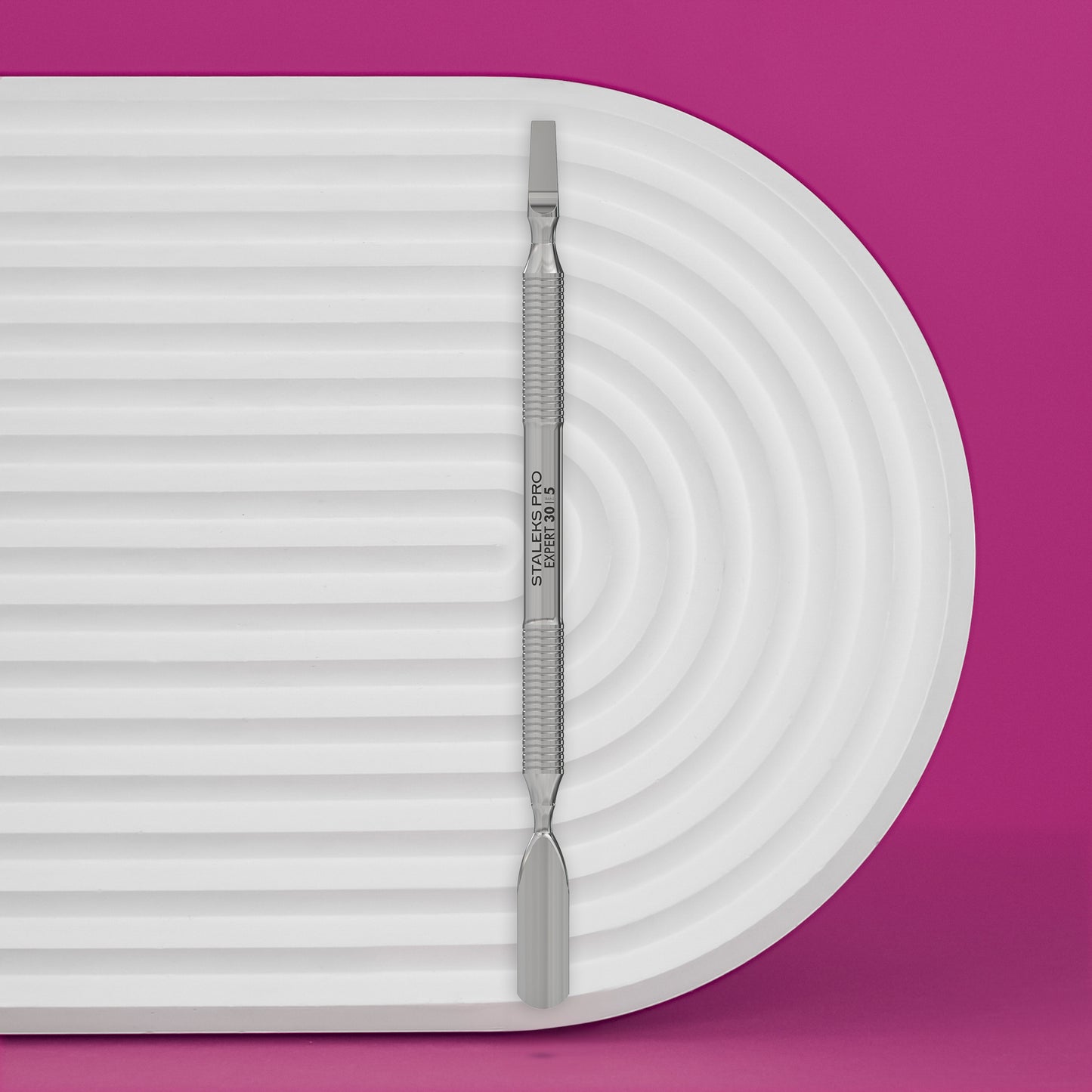 Staleks Manicure pusher EXPERT 30 TYPE 5 (rounded wide pusher and straight blade)