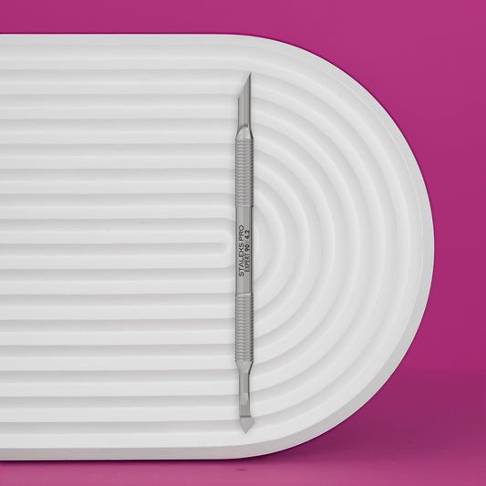 Staleks Manicure pusher EXPERT 90 TYPE 4.2 (beveled pusher and bent blade)