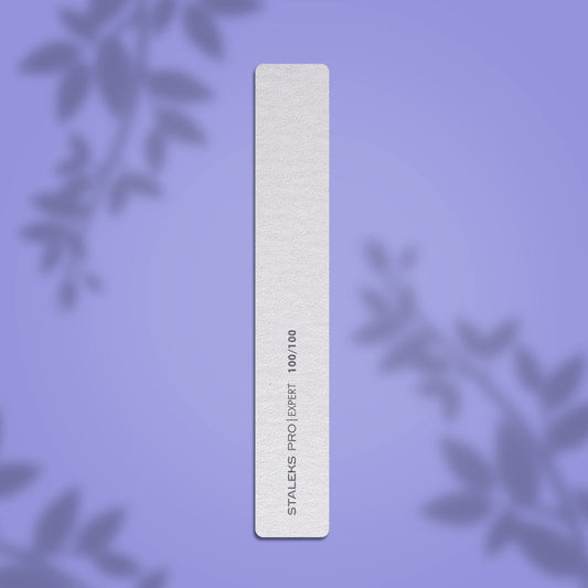 Staleks Mineral wide straight nail file EXPERT, 100/100 grit