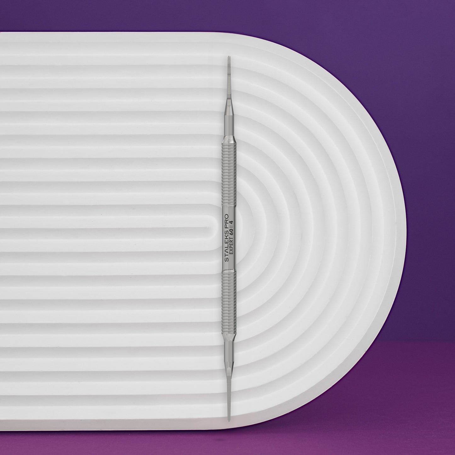 Staleks Pedicure toenail file EXPERT 60 TYPE 4 (straight narrow nail file and narrow file with a bent end)