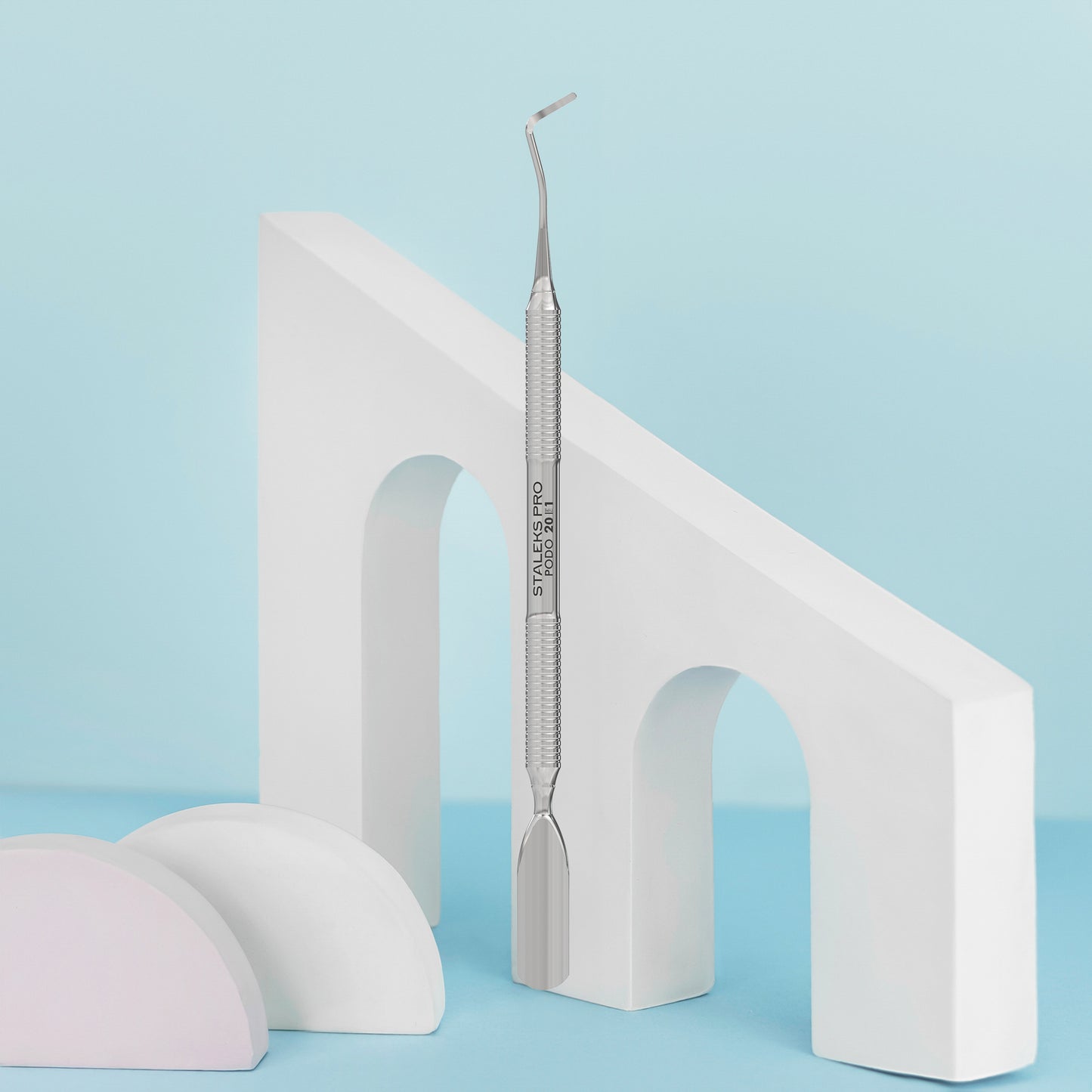 Staleks Podology curette PODO 20 TYPE 1 (curette and rounded wide pusher)