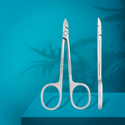 Staleks Podology scissors style nippers for cuticle and callus PODO 20 7 mm