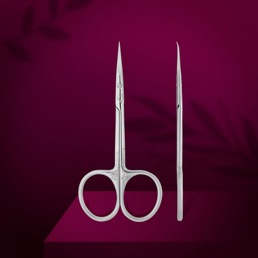 Staleks Professional cuticle scissors with hook EXCLUSIVE 23 TYPE 1 (magnolia)