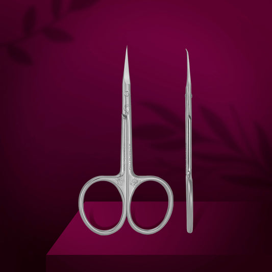 Staleks Professional cuticle scissors with hook EXCLUSIVE 23 TYPE 2 (magnolia)