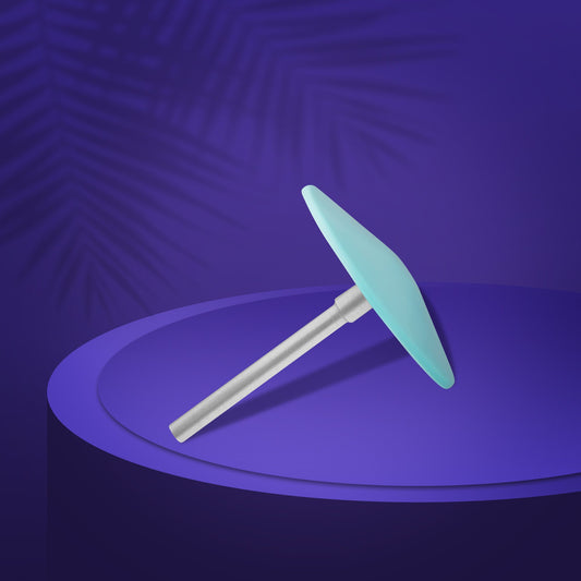 Staleks Slanted рlastic рedicure disc PODODISC L EXPERT and set of ring like disposable files 180 grit 5 pcs (25 mm)