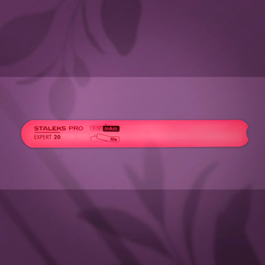 Staleks Straight beveled plastic base for nail file EXPERT 20