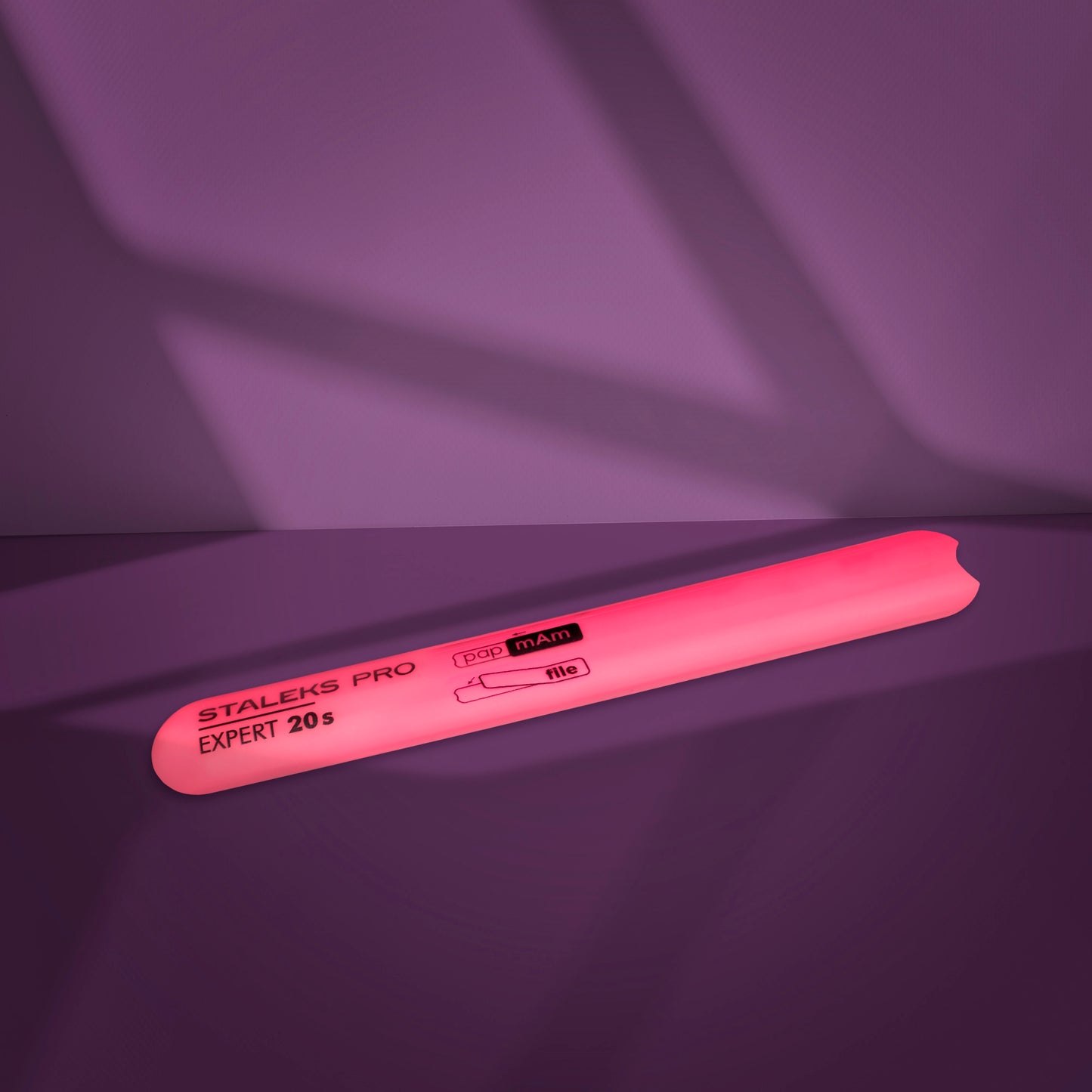 Staleks Straight beveled plastic base for nail file EXPERT 20s (130 mm)