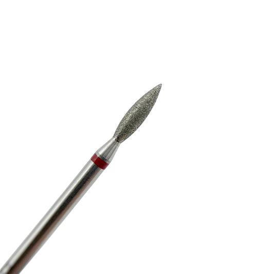 TOUCH diamond Flame nail drill bit red 025 (H02509D-F)