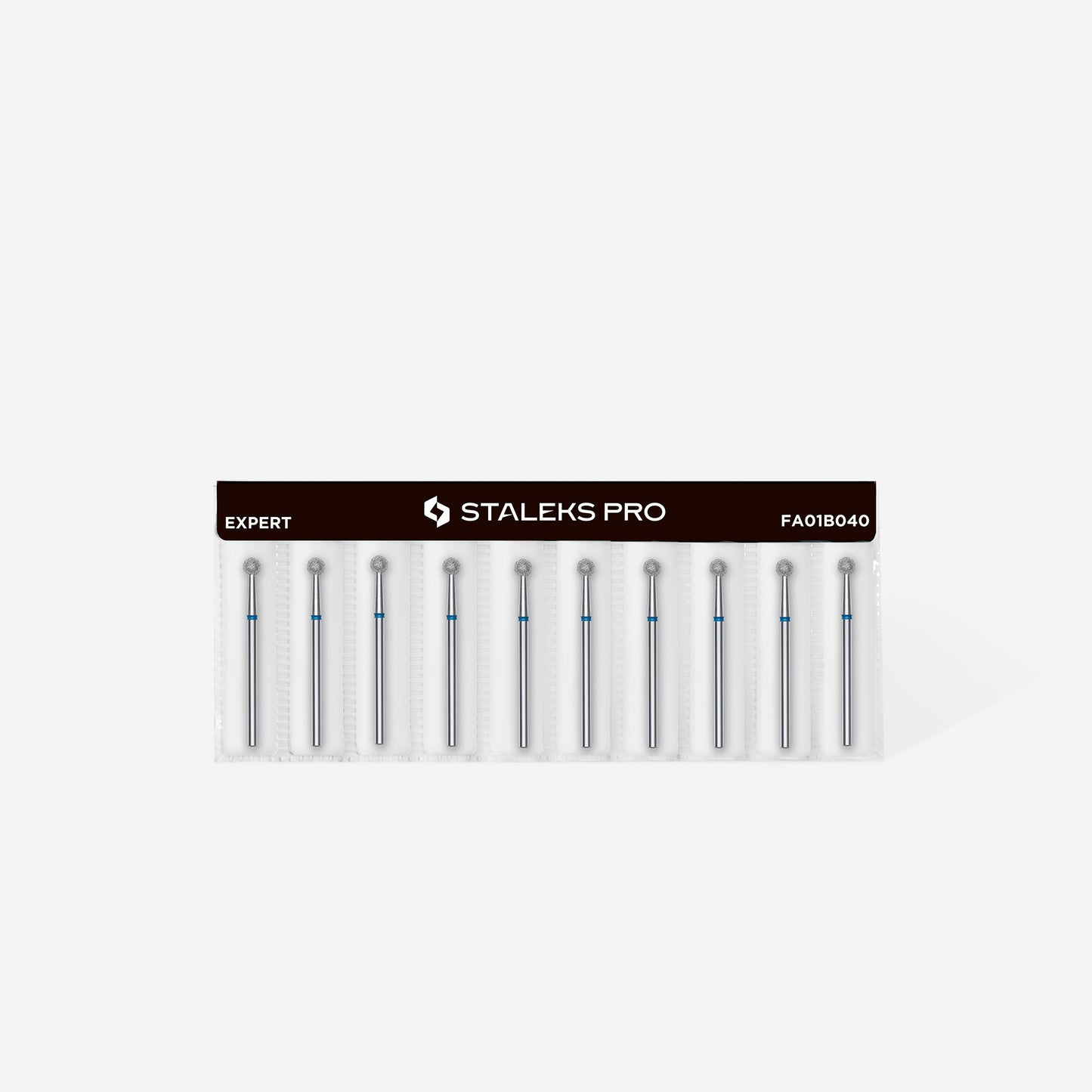 Staleks Diamond nail drill bit ball blue EXPERT head diameter 4 mm