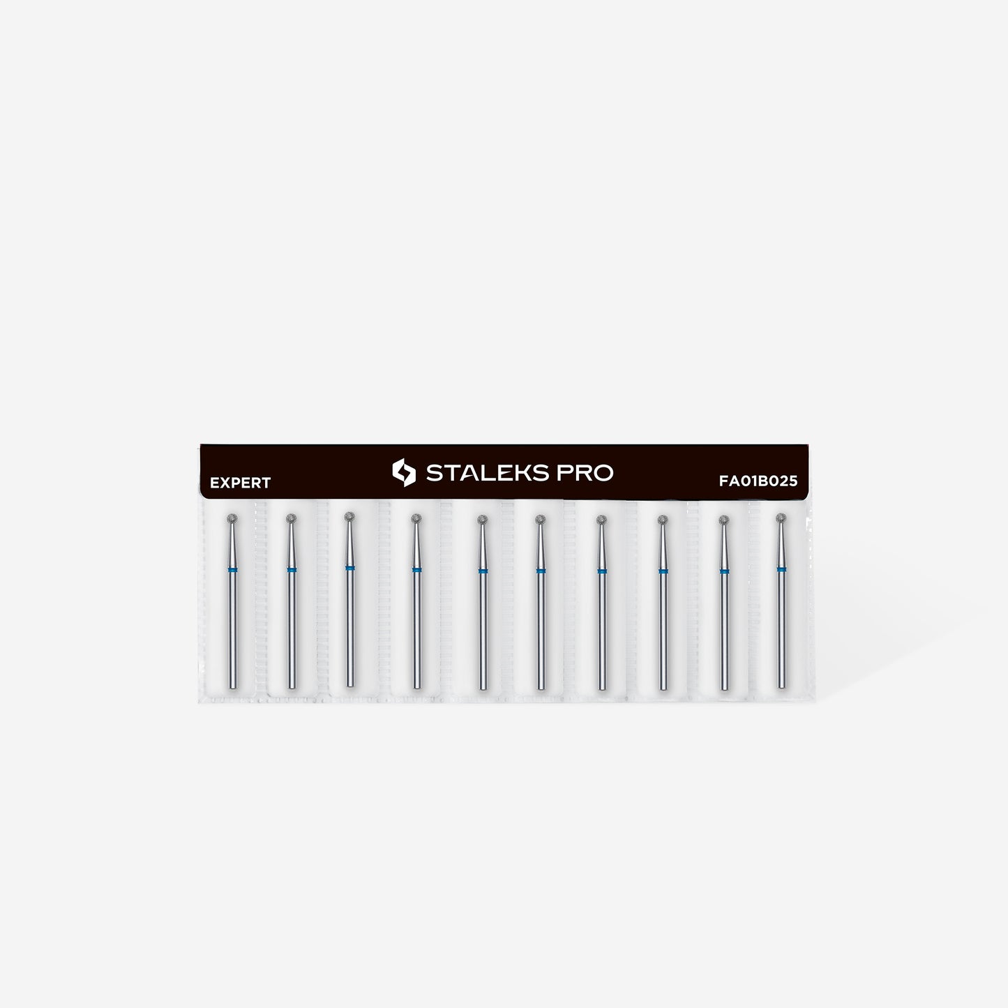 Staleks Diamond nail drill bit ball blue EXPERT head diameter 2,5 mm